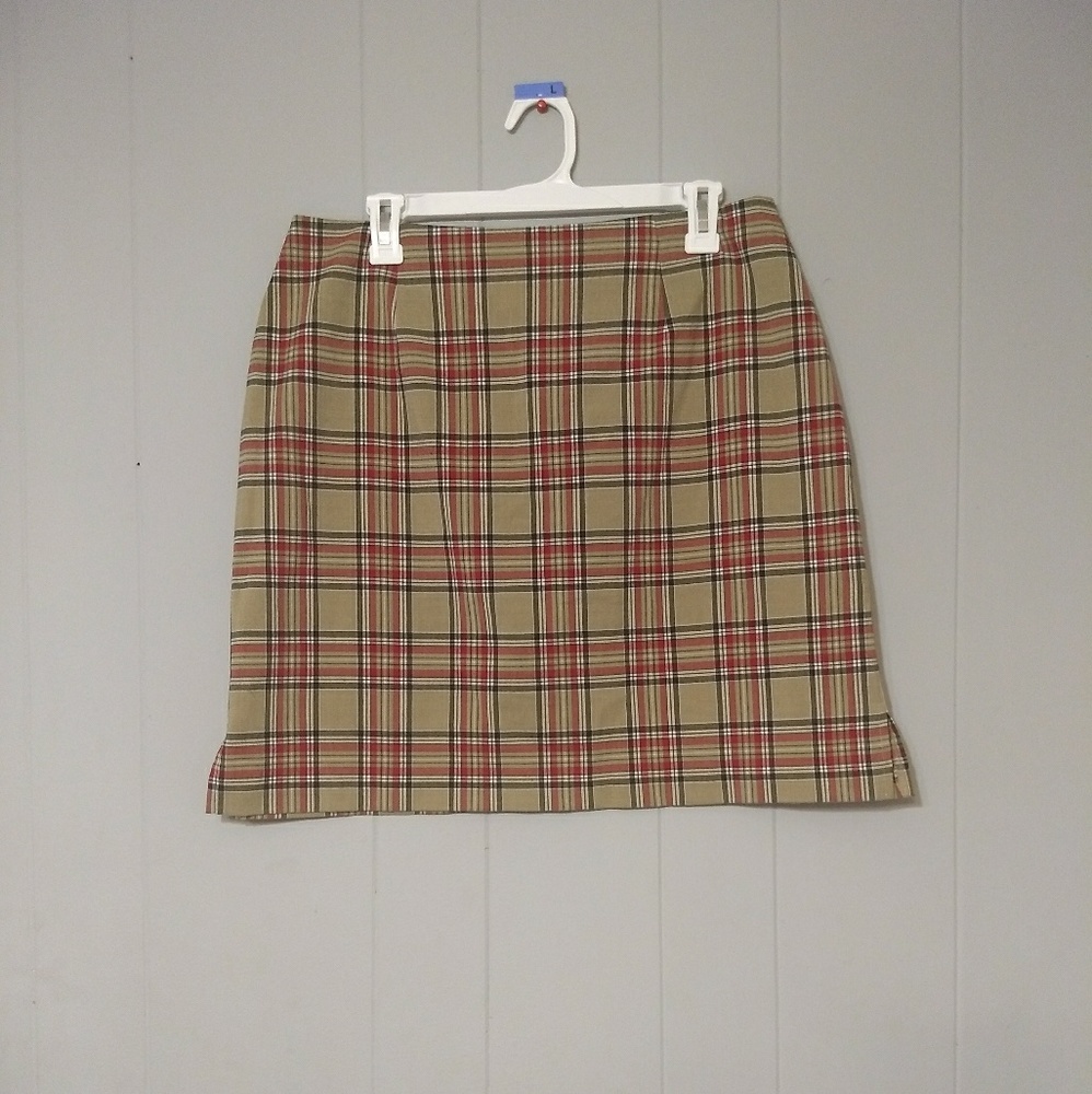 Fashion Bug plus size plaid skirt